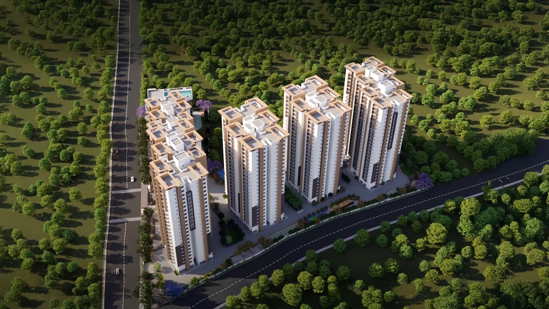 Aparna CyberHeights residential towers