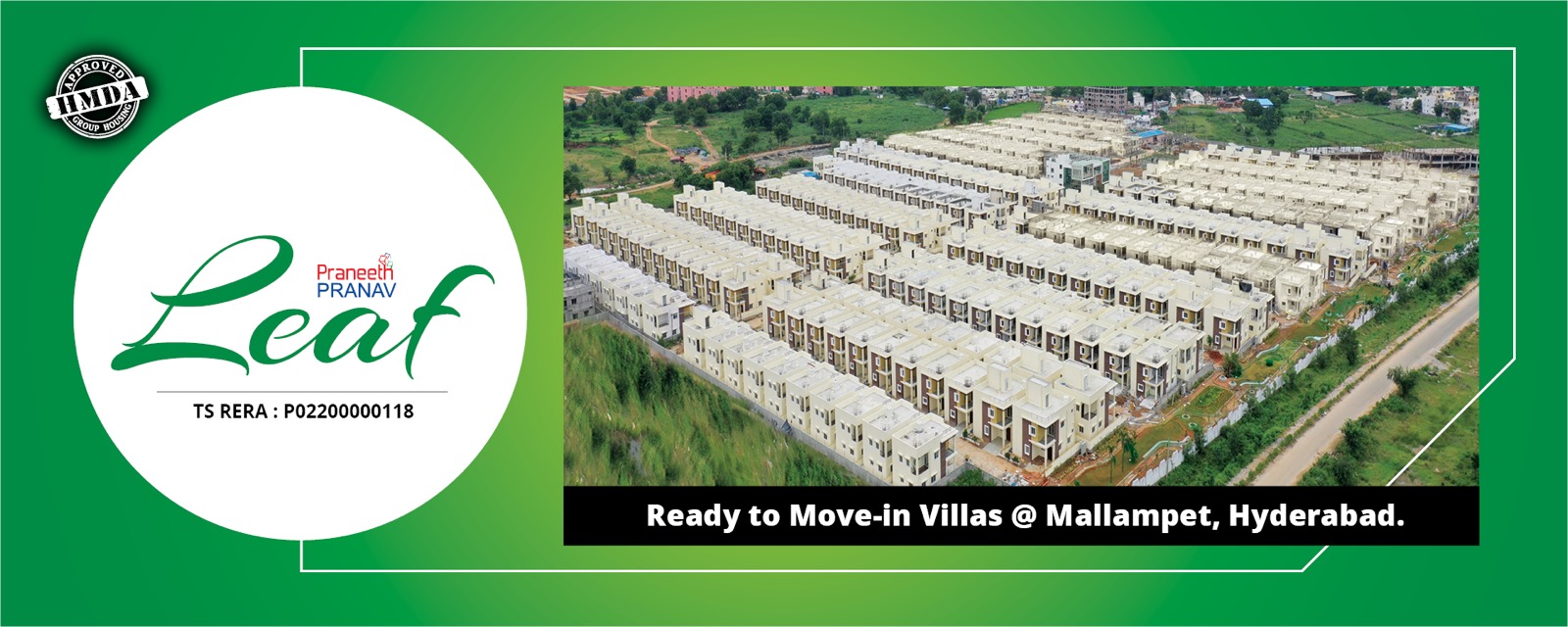 Praneeth Pranav Leaf ready-to-move villa community